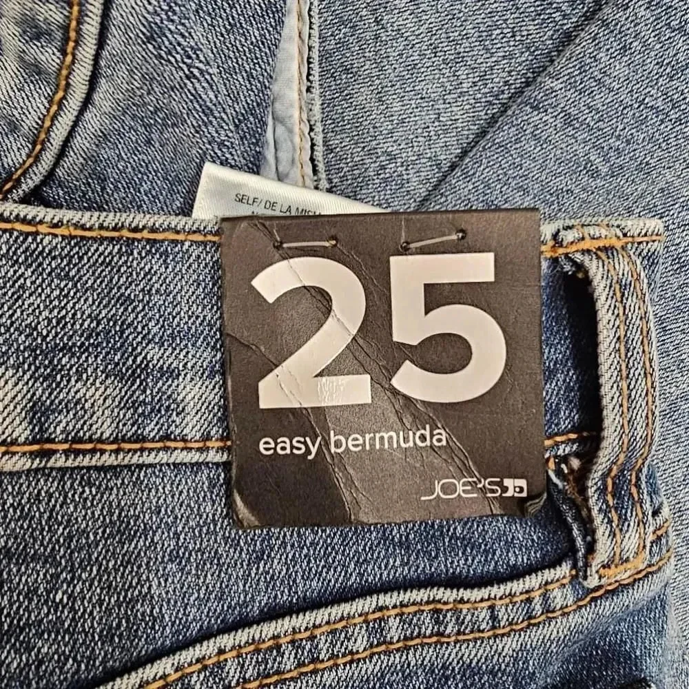 NWOT Joes Jeans Easy Bermuda Jean Shorts Sz 25